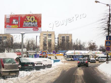 Рекламная конструкция г. Королев, Калинина ул., д. 4 конец дома, 139B (Фото)