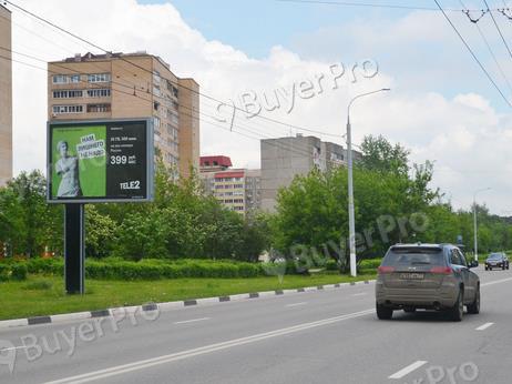 Рекламная конструкция г. Подольск, ул. Октябрьский пр-т, около д. 17, CB23B (Фото)