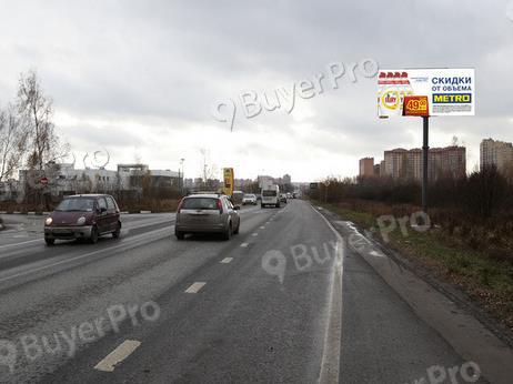 Рекламная конструкция Донинское шоссе 1км + 900 м (напротив выезда с АЗС) (Фото)