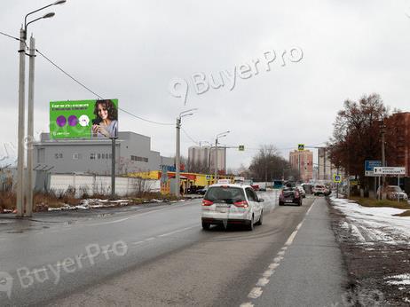 Рекламная конструкция Жуковское шоссе, лево (100м после выезда из г. Жуковский) (Фото)