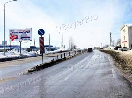 Рекламная конструкция а/д Лешково-Лобаново-Исаково, 1 км + 750 м от кругового движения, справа (Фото)