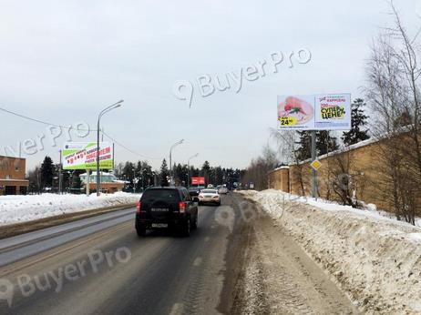 Рекламная конструкция а/д Лешково-Новинки-Веледниково, 2 км + 350 м от кругового движения, слева (Фото)