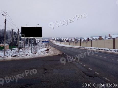 Рекламная конструкция а/д П. Слобода-Аносино-Красновидово-ММК, 1 км + 650 м, справа (Фото)