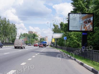 Рекламная конструкция Красногорск г., Ильинское ш., 01.500 км., слева (Фото)