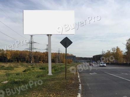 Рекламная конструкция г. Подольск, ул. Орджоникидзе, 0 км + 815 м, справа от ул. Объездная дорога (Фото)