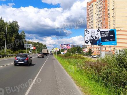 Рекламная конструкция г. Электросталь, Ногинское шоссе, д. 18 (Фото)