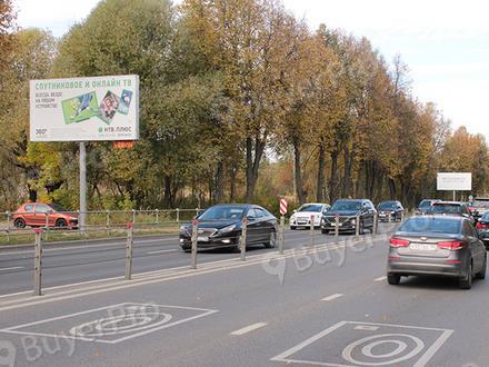 Рекламная конструкция г. Подольск, а/д Старосимферопольское шоссе, 48 км + 150 м, справа (Фото)