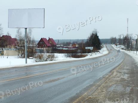 Рекламная конструкция с. Середа Льнозаводская улица, недалеко от д.16 без подсвета (Фото)