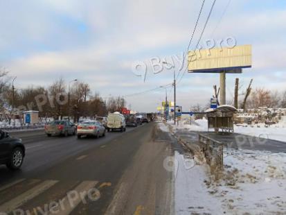 Рекламная конструкция Новорязанское шоссе 28 120 м (левая сторона по ходудвжения из Москвы) (Фото)